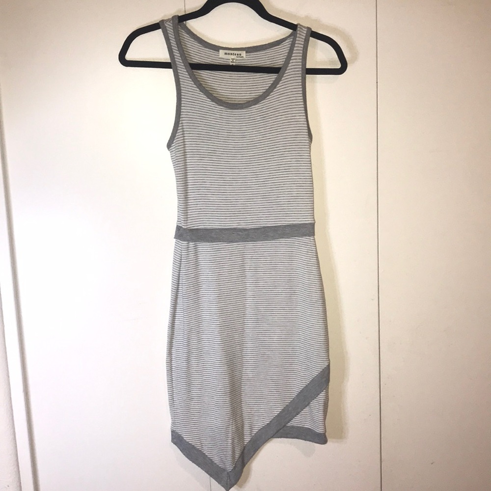 Monteau Gray Stripped Dress